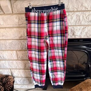 Abercrombie & Fitch Kids Red Plaid Pajama Pants 15/16